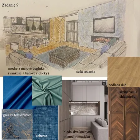 Zadanie 9 Farby Interior Design Mood Board by viktoria.m on Style Sourcebook