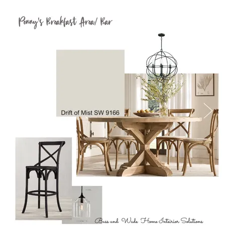 Penny's Project Breaksfast Area/ Bar Earthy Comfort Interior Design Mood Board by Bass and Wade Home Interior Solutions on Style Sourcebook