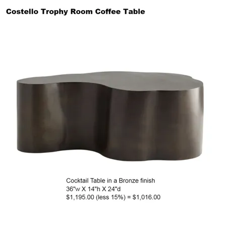 costello trophy table Interior Design Mood Board by Intelligent Designs on Style Sourcebook