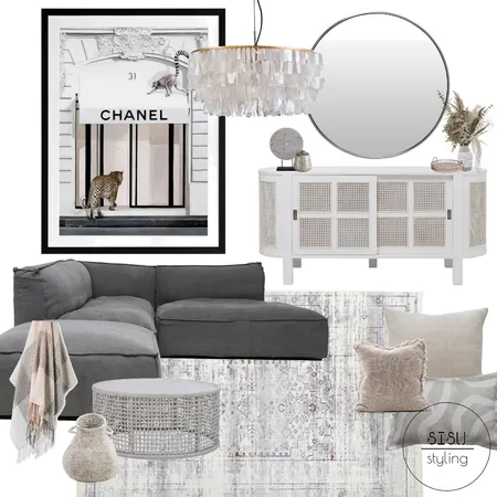 Shades of grey lounge Interior Design Mood Board by Sisu Styling on Style Sourcebook