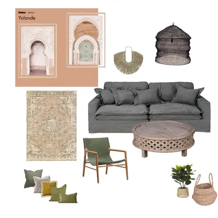 Moroccan Living Interior Design Mood Board by Fe Style NZ on Style Sourcebook