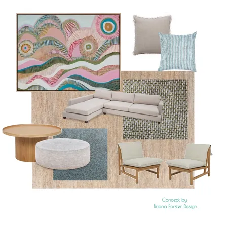 Hewitt St Living Opt 2 Interior Design Mood Board by Briana Forster Design on Style Sourcebook