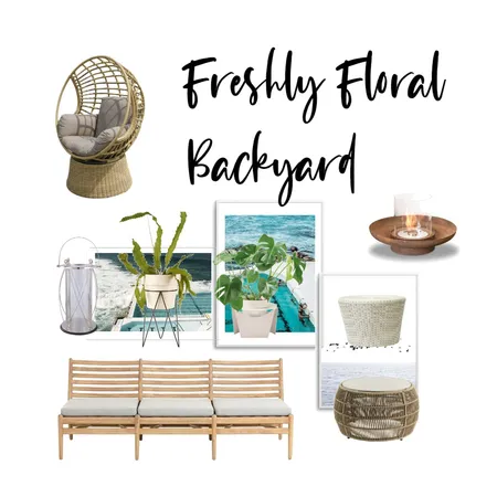 Freshly Floral Backyard Interior Design Mood Board by Nayla Dyandra on Style Sourcebook