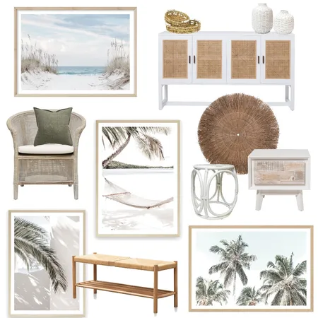 Coastal artwork and furniture Interior Design Mood Board by catherinemayclark on Style Sourcebook