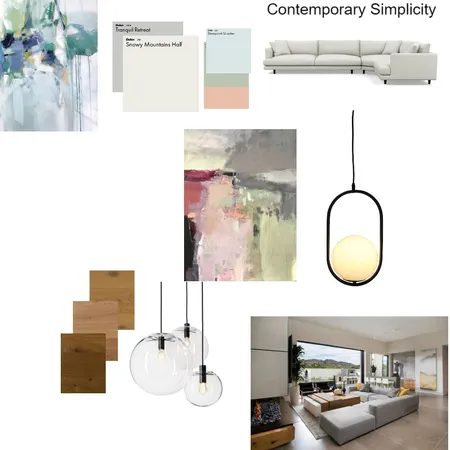 Contemporary Apartment Interior Design Mood Board by zahrzy on Style Sourcebook