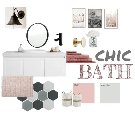 CHIC BATH Interior Design Mood Board by Apeksha27 on Style Sourcebook