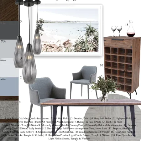 Diningroom Interior Design Mood Board by CarlyMM on Style Sourcebook
