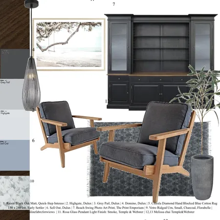 Library Interior Design Mood Board by CarlyMM on Style Sourcebook