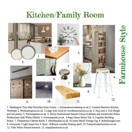 Cathering Wright - Farmhouse Kitchen/Scullery Interior Design Mood Board by JayresDesign on Style Sourcebook