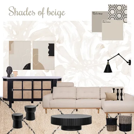 beige living room Interior Design Mood Board by The Creative Advocate on Style Sourcebook