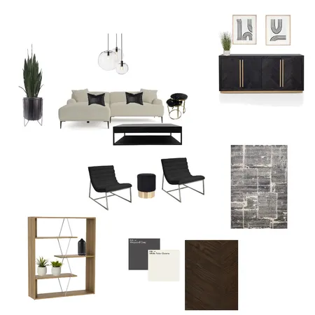Moody Modern Interior Design Mood Board by sherrildrew on Style Sourcebook