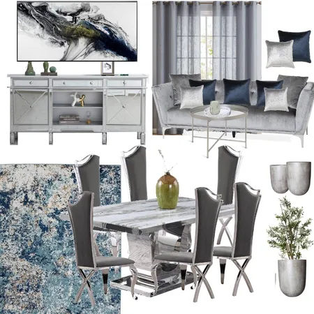 DINING ROOM GLAM Interior Design Mood Board by Spaces&You on Style Sourcebook