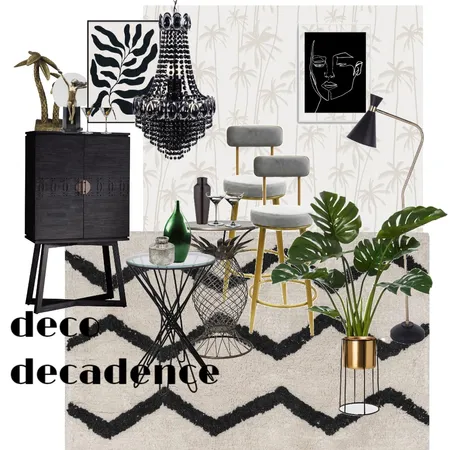 DECO DECADENCE Interior Design Mood Board by WHAT MRS WHITE DID on Style Sourcebook