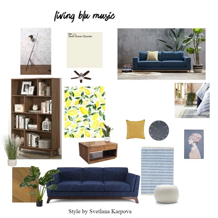 living blu musik Interior Design Mood Board by svetlana karpova on Style Sourcebook