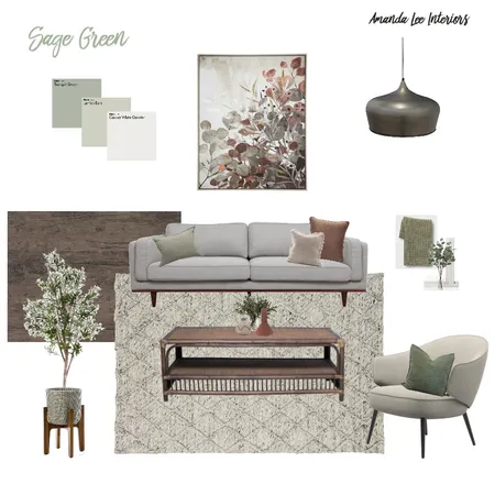 Sage Green Moodboard Interior Design Mood Board by Amanda Lee Interiors on Style Sourcebook