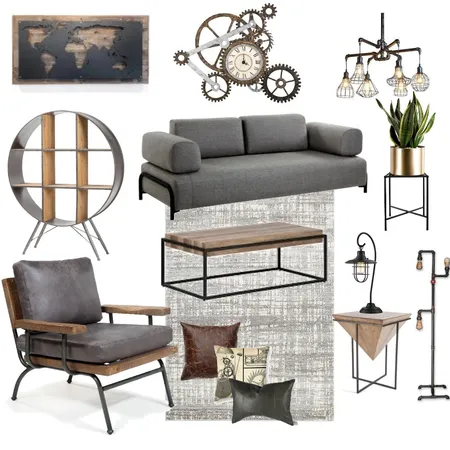 Industrial Grey Interior Design Mood Board by Bulin on Style Sourcebook