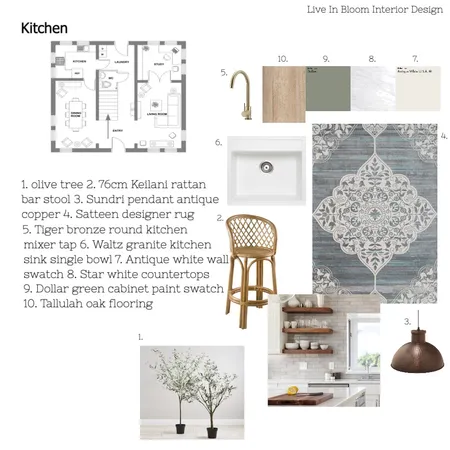 mood board mod 9 kitchen 3 of 4 Interior Design Mood Board by Live in Bloom design on Style Sourcebook