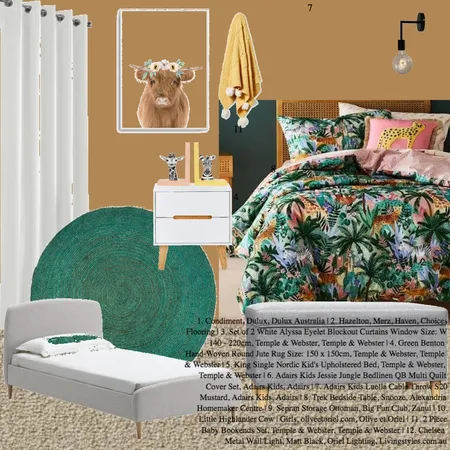Bedroom 2 Interior Design Mood Board by crystelle_jane on Style Sourcebook