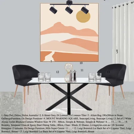 Dining Room Interior Design Mood Board by crystelle_jane on Style Sourcebook