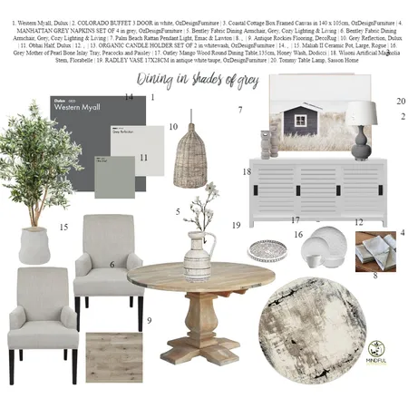 shades of grey Interior Design Mood Board by Mindful Interiors on Style Sourcebook