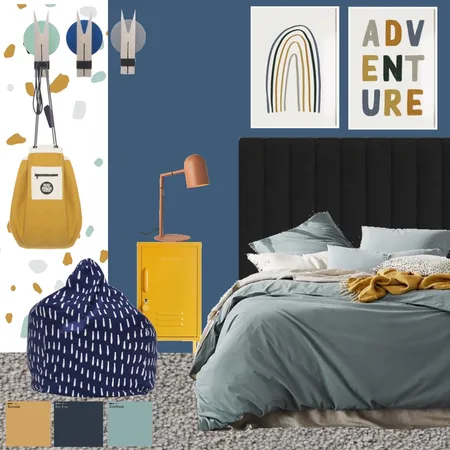 Modern boys room Interior Design Mood Board by 81onthehill on Style Sourcebook