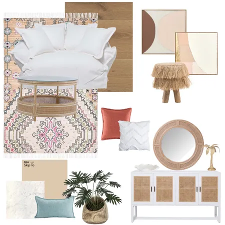 peach vacay vibes Interior Design Mood Board by Salty Interiors Co on Style Sourcebook