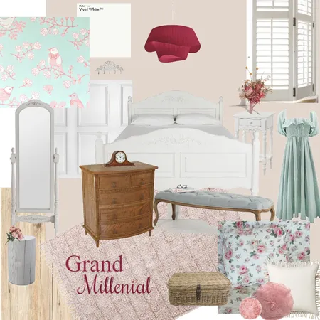 Grand Millenial Interior Design Mood Board by Ayesha on Style Sourcebook