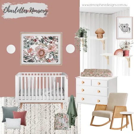 Charlotte's Nursery Interior Design Mood Board by Atmosphere Designs on Style Sourcebook