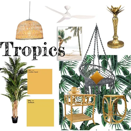 Tropical breeze Interior Design Mood Board by taylawub on Style Sourcebook