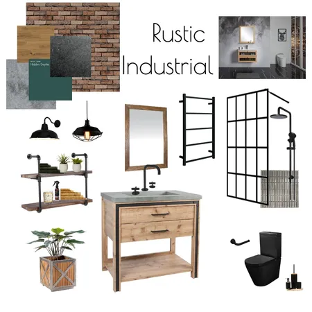 Rustic Industrial Interior Design Mood Board by anita.garciazamb on Style Sourcebook