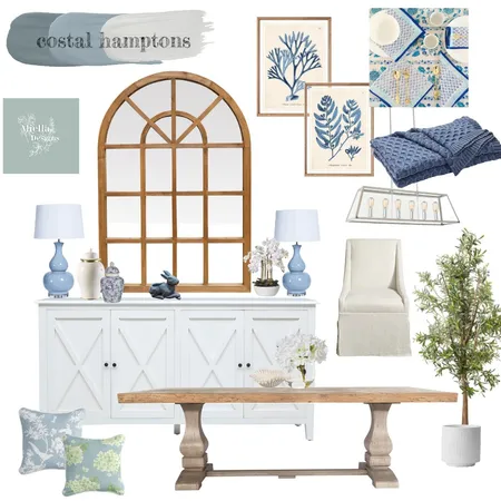 Client moodboard- costal hamptons dining Interior Design Mood Board by dunscombedesigns on Style Sourcebook