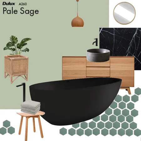 sage spathroom Interior Design Mood Board by gigi1500 on Style Sourcebook