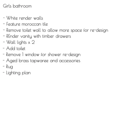 girls bathroom Interior Design Mood Board by RACHELCARLAND on Style Sourcebook