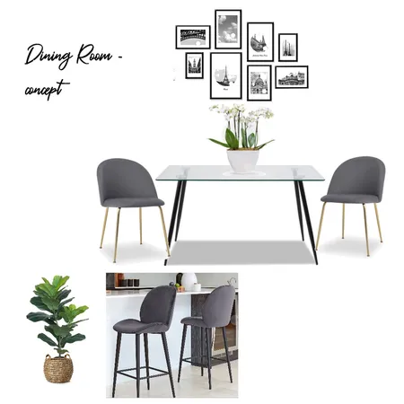 Dining Room Concept Interior Design Mood Board by H | F Interiors on Style Sourcebook