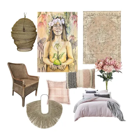 Orchid Lady Interior Design Mood Board by Wilna ten Cate Art & Craft on Style Sourcebook