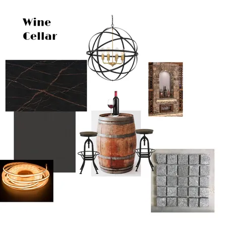 Wine Cellar Interior Design Mood Board by Mim Romano on Style Sourcebook