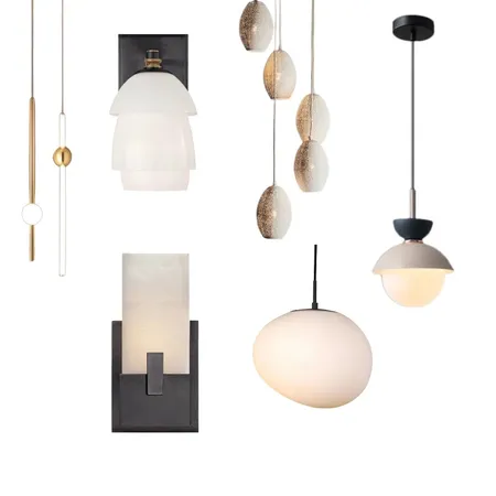 Lighting Interior Design Mood Board by Oleander & Finch Interiors on Style Sourcebook