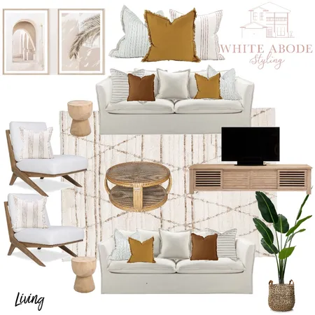 Norman Park - Living 3 Interior Design Mood Board by White Abode Styling on Style Sourcebook