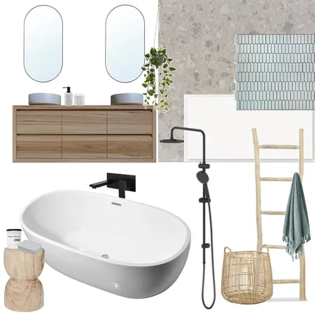 Modern Coastal Bathroom Interior Design Mood Board by FonaT29 on Style Sourcebook