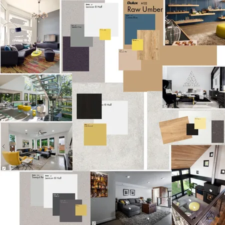 concrete floor with yellow Interior Design Mood Board by jessytruong on Style Sourcebook