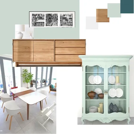 Caroline Salle a manger - N&B Interior Design Mood Board by yunlu on Style Sourcebook