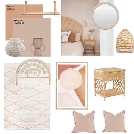 Dusky Pink Interior Design Mood Board by MandieStylist on Style Sourcebook