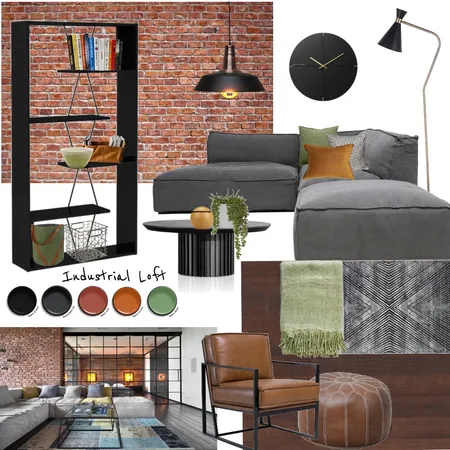 Industrial Loft Interior Design Mood Board by EmmaLangman on Style Sourcebook
