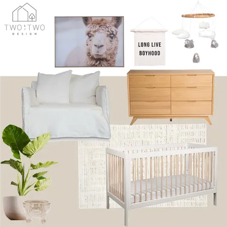 Modern Boys Nursery Interior Design Mood Board by Two By Two Design on Style Sourcebook