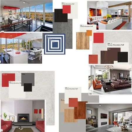 concrete floor with red Interior Design Mood Board by jessytruong on Style Sourcebook