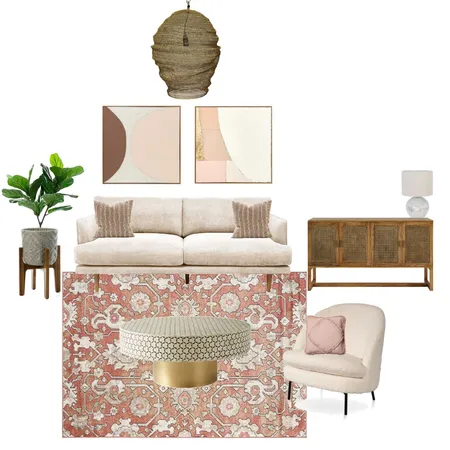 PINK & CREAM Interior Design Mood Board by ANGIECU on Style Sourcebook