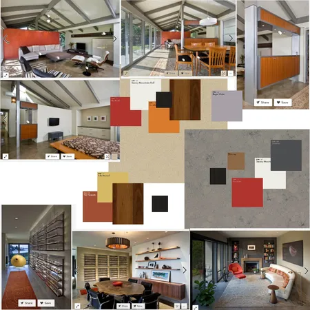 concrete floor with red - orange Interior Design Mood Board by jessytruong on Style Sourcebook