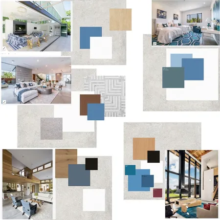 concrete floor with blue Interior Design Mood Board by jessytruong on Style Sourcebook