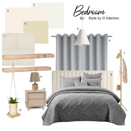 Neutral Bedroom Interior Design Mood Board by Gia123 on Style Sourcebook