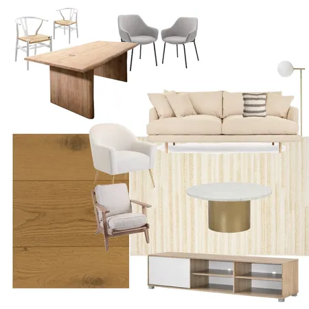 Living White/Gold/Wood Interior Design Mood Board by ThomasL on Style Sourcebook